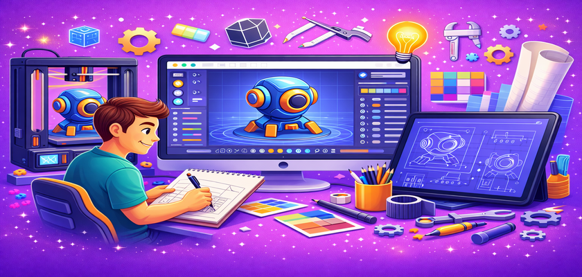 Industrial Product Design (3D Modeling, Diagram Mapping)